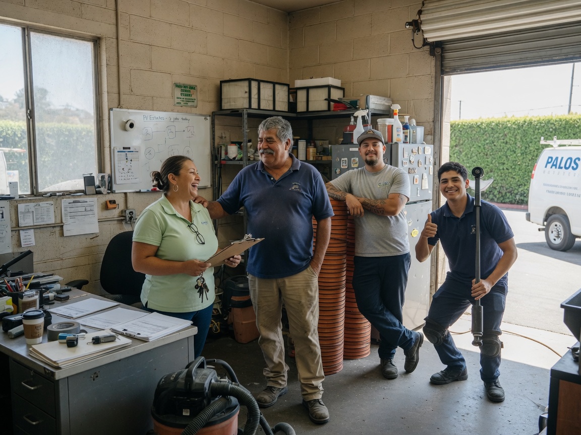 The PureStream Solutions team at work in Palos Verdes Estates