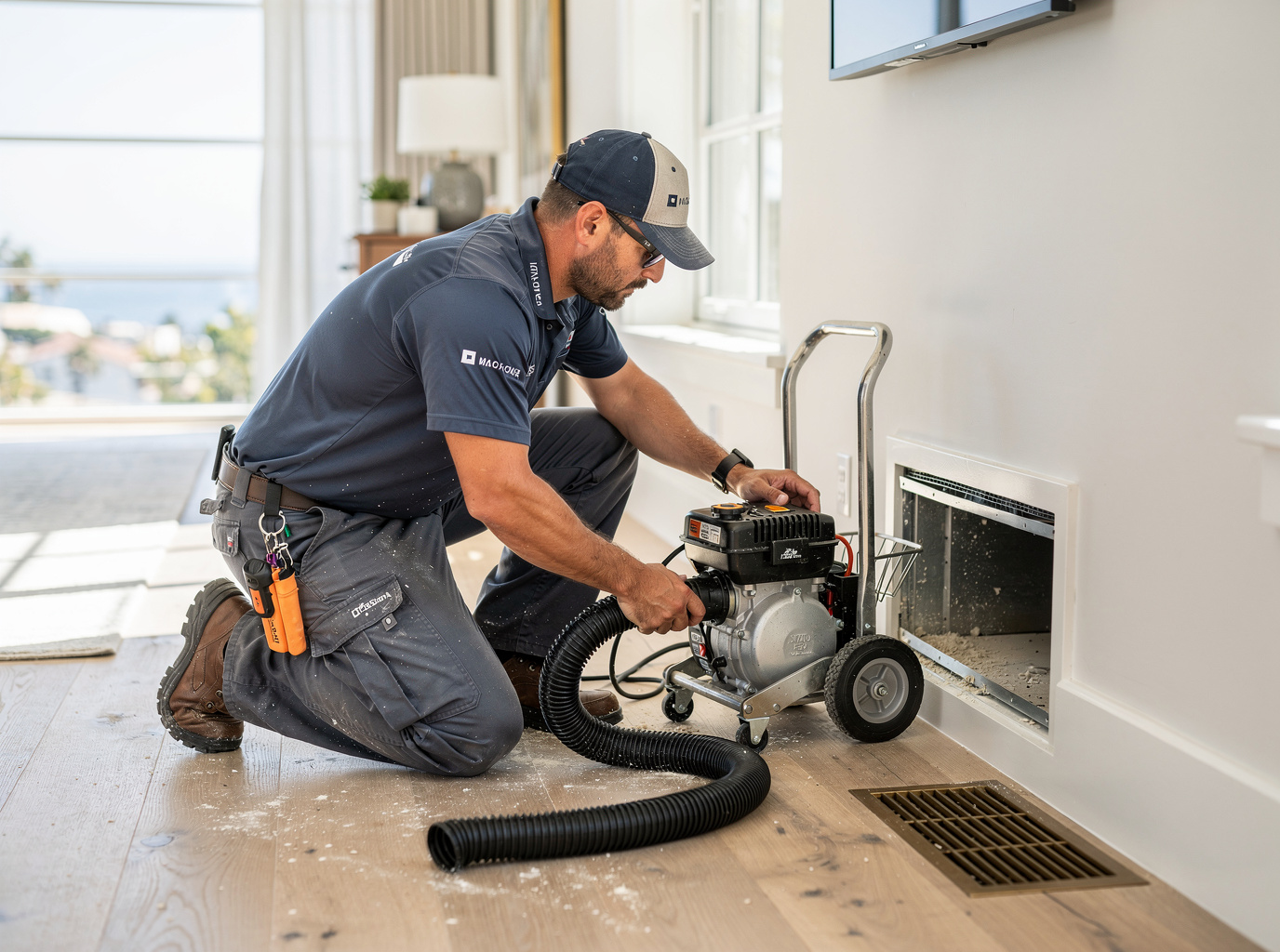 Air Duct cleaning by PureStream Solutions in Palos Verdes Estates, CA